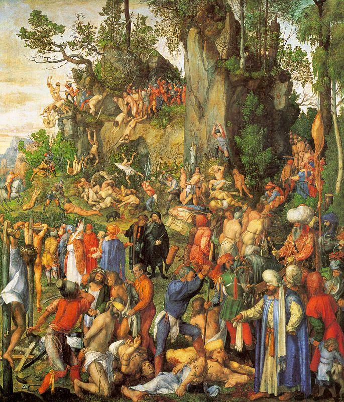 Martyrdom of the Ten Thousand, Albrecht Durer